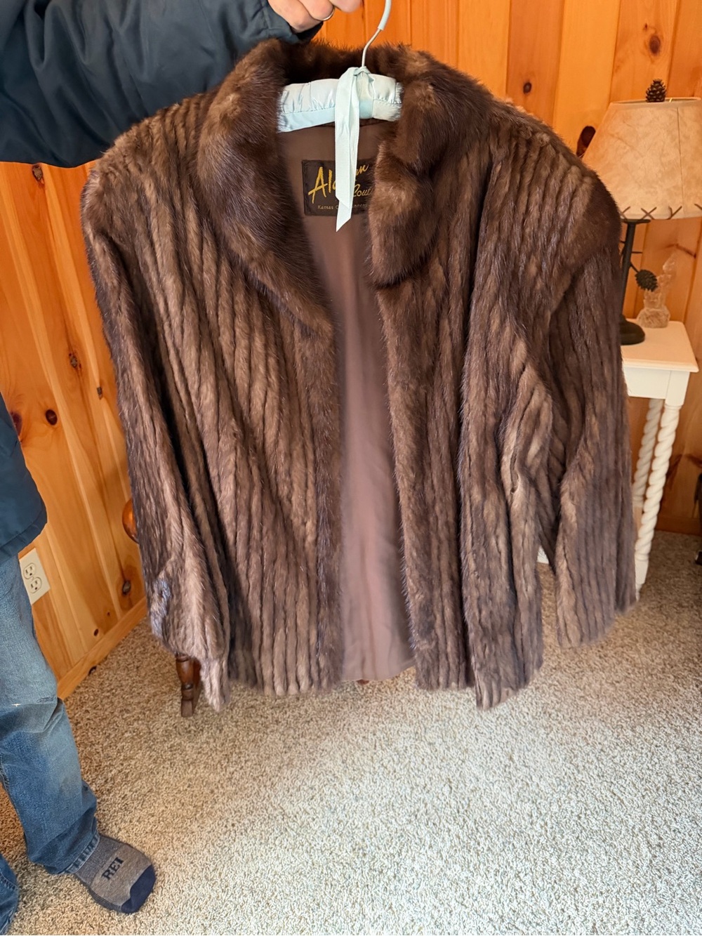 Brown Mink Fur Jacket